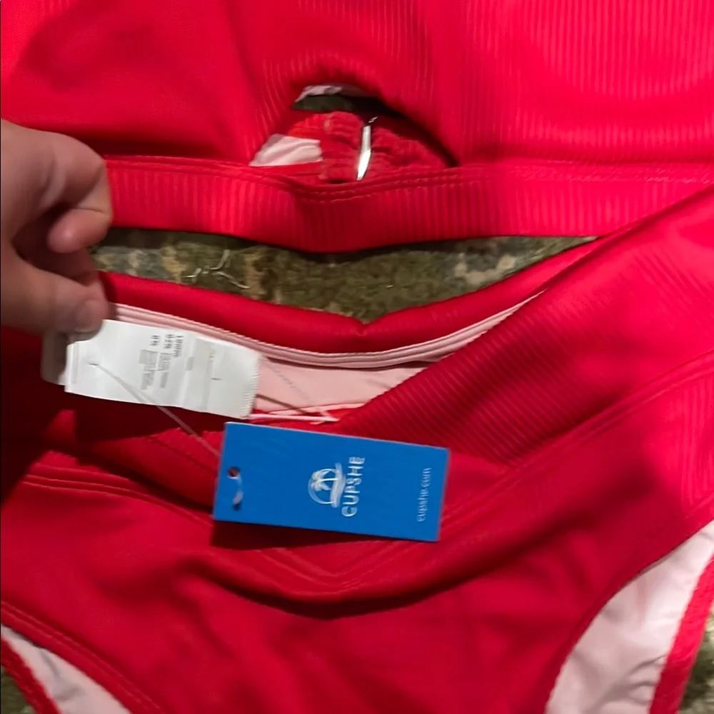 Red Bikini Set - Picture 3 of 5